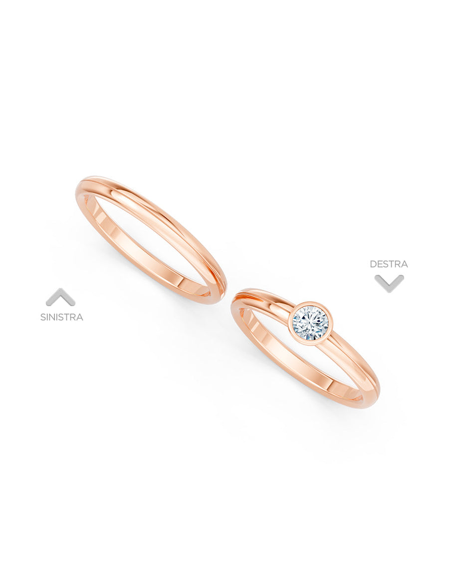 Argolla de matrimonio - unión perfecta - UNITI177