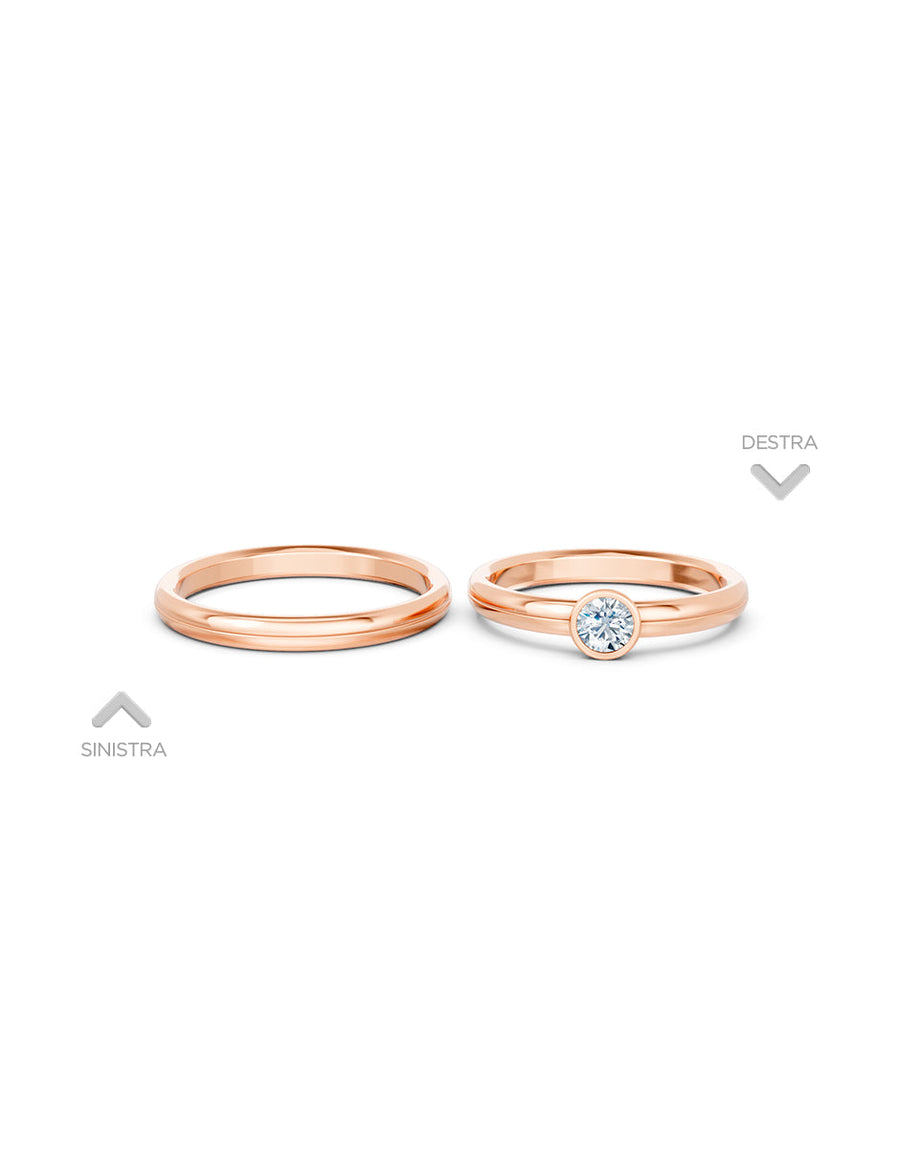 Argolla de matrimonio - unión perfecta - UNITI177