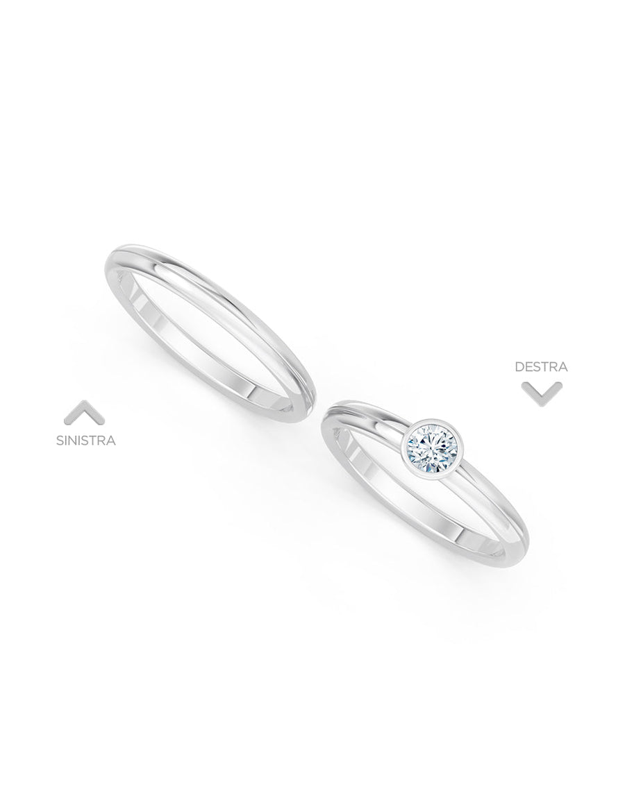 Argolla de matrimonio - unión perfecta - UNITI177