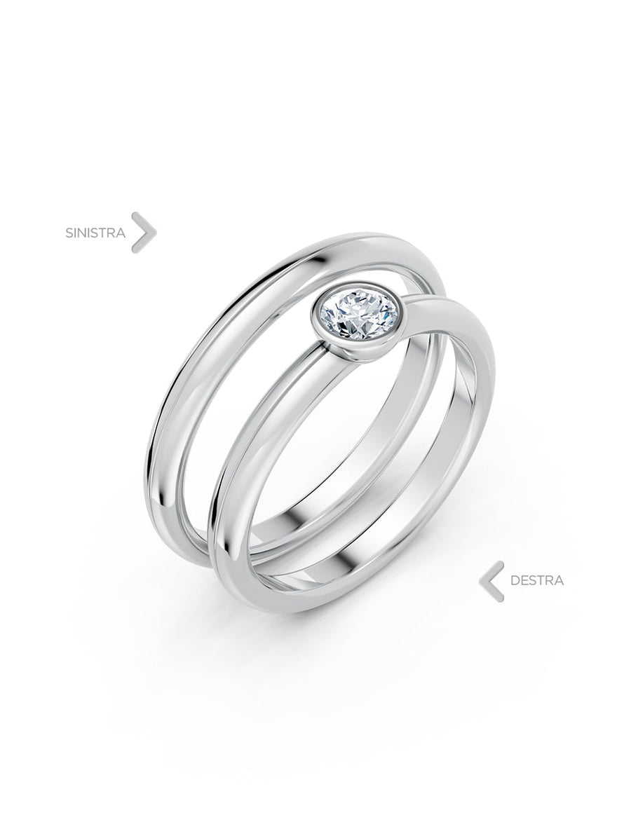 Argolla de matrimonio - unión perfecta - UNITI177