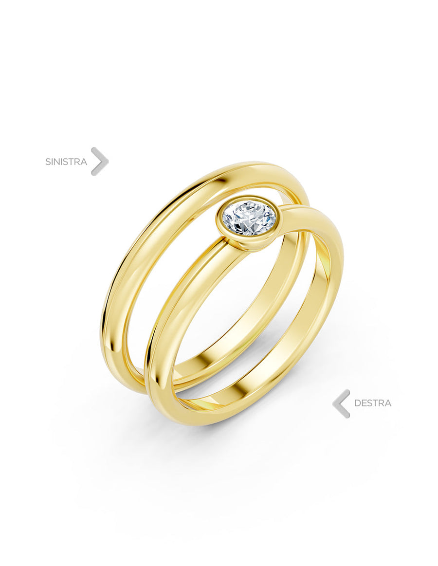 Argolla de matrimonio - unión perfecta - UNITI177