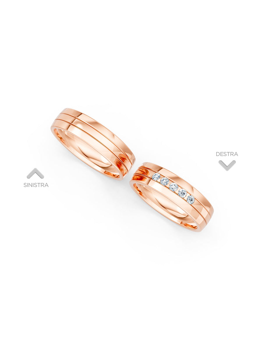 Argolla de matrimonio - unión perfecta - UNITI178