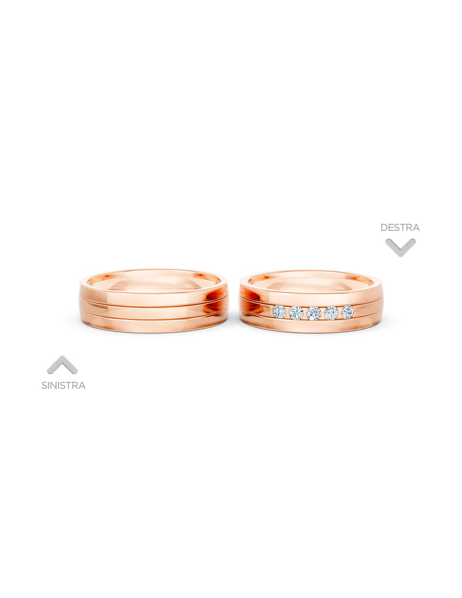 Argolla de matrimonio - unión perfecta - UNITI178