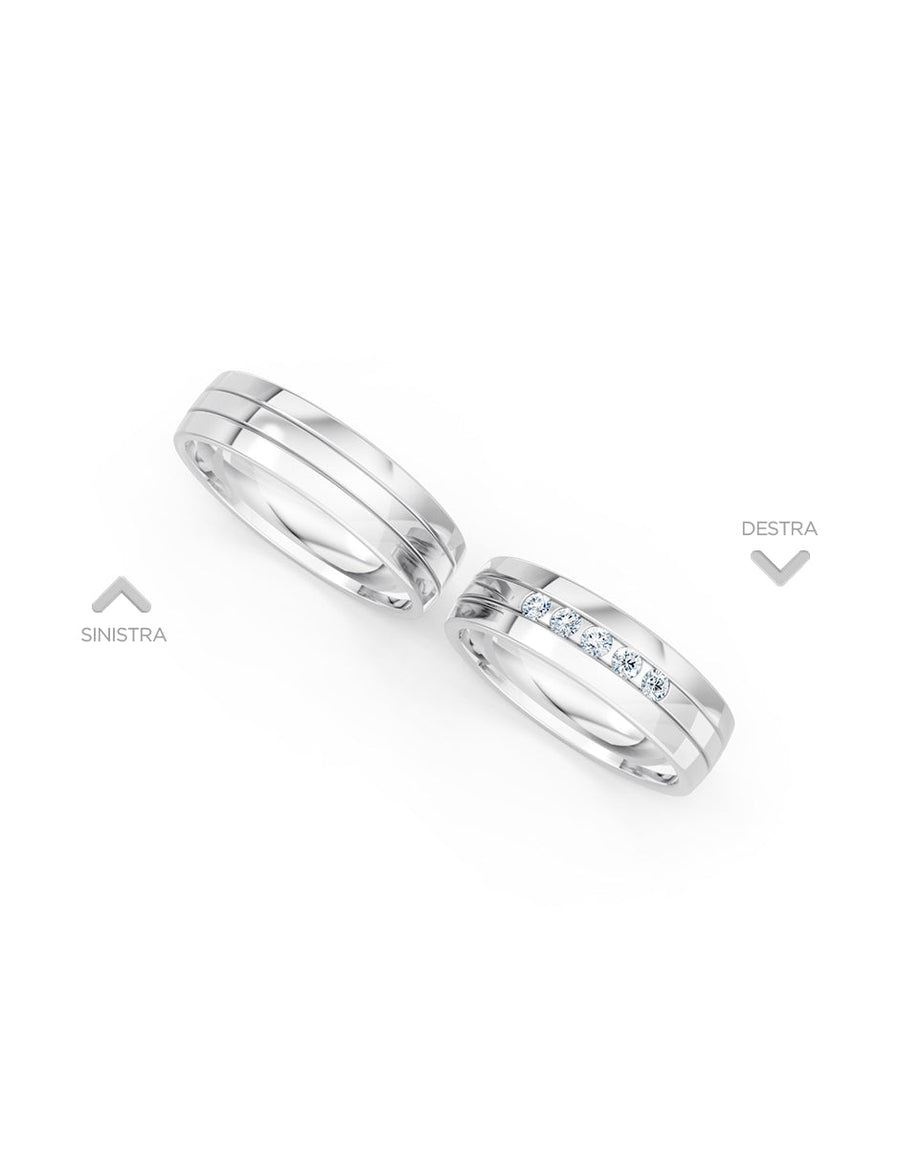 Argolla de matrimonio - unión perfecta - UNITI178