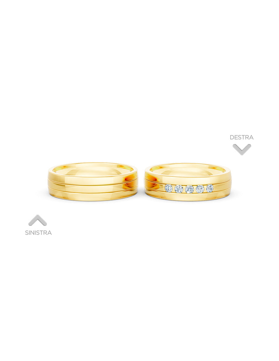 Argolla de matrimonio - unión perfecta - UNITI178