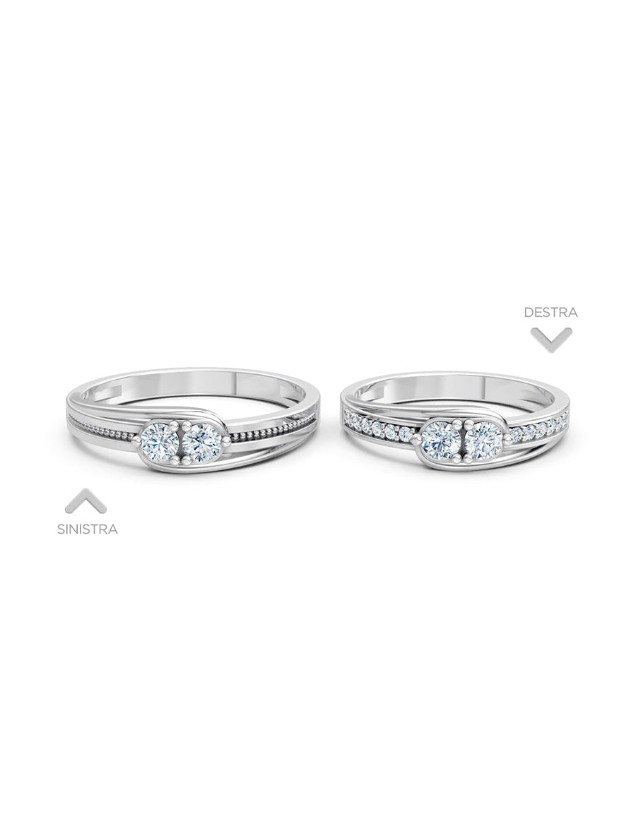 Argolla de matrimonio - unión perfecta - UNITI18