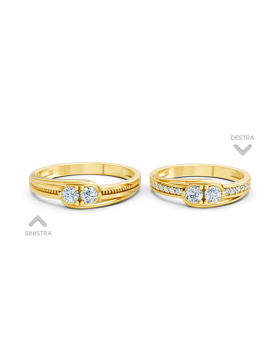 Argolla de matrimonio - unión perfecta - UNITI18