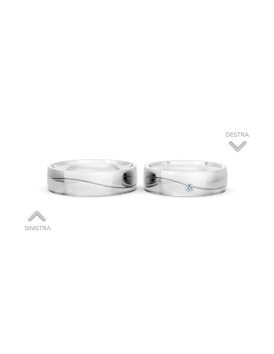 Argolla de matrimonio - unión perfecta - UNITI180