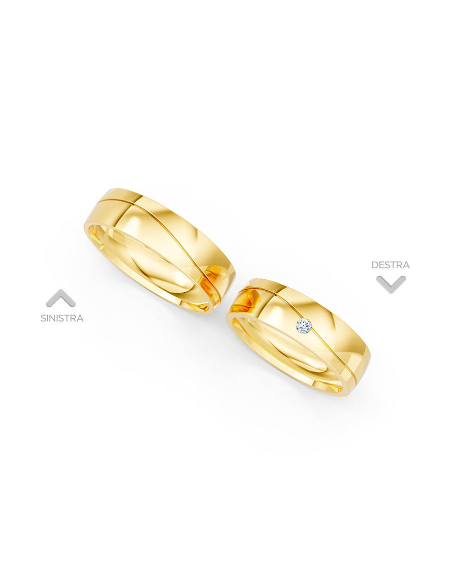 Argolla de matrimonio - unión perfecta - UNITI180