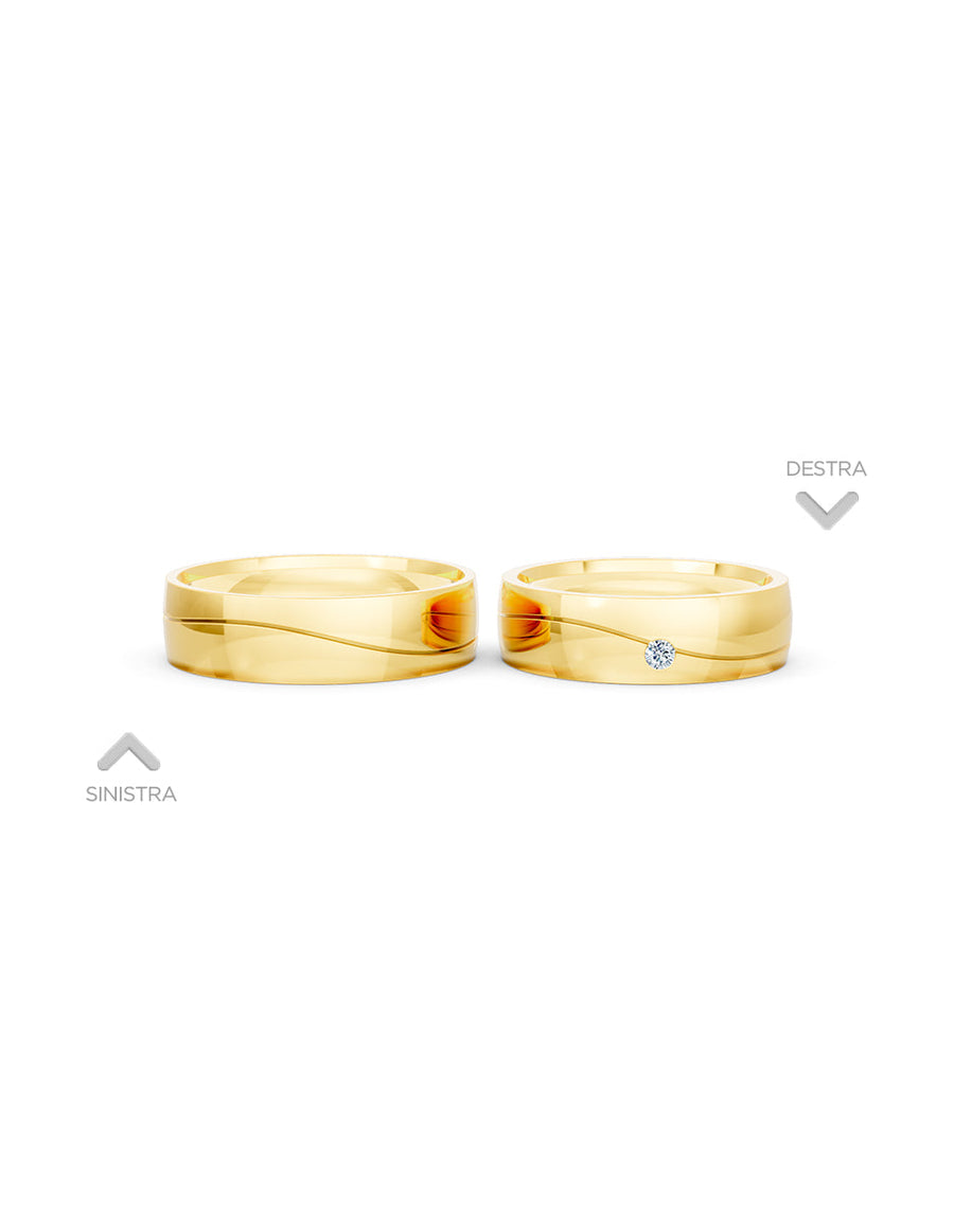 Argolla de matrimonio - unión perfecta - UNITI180