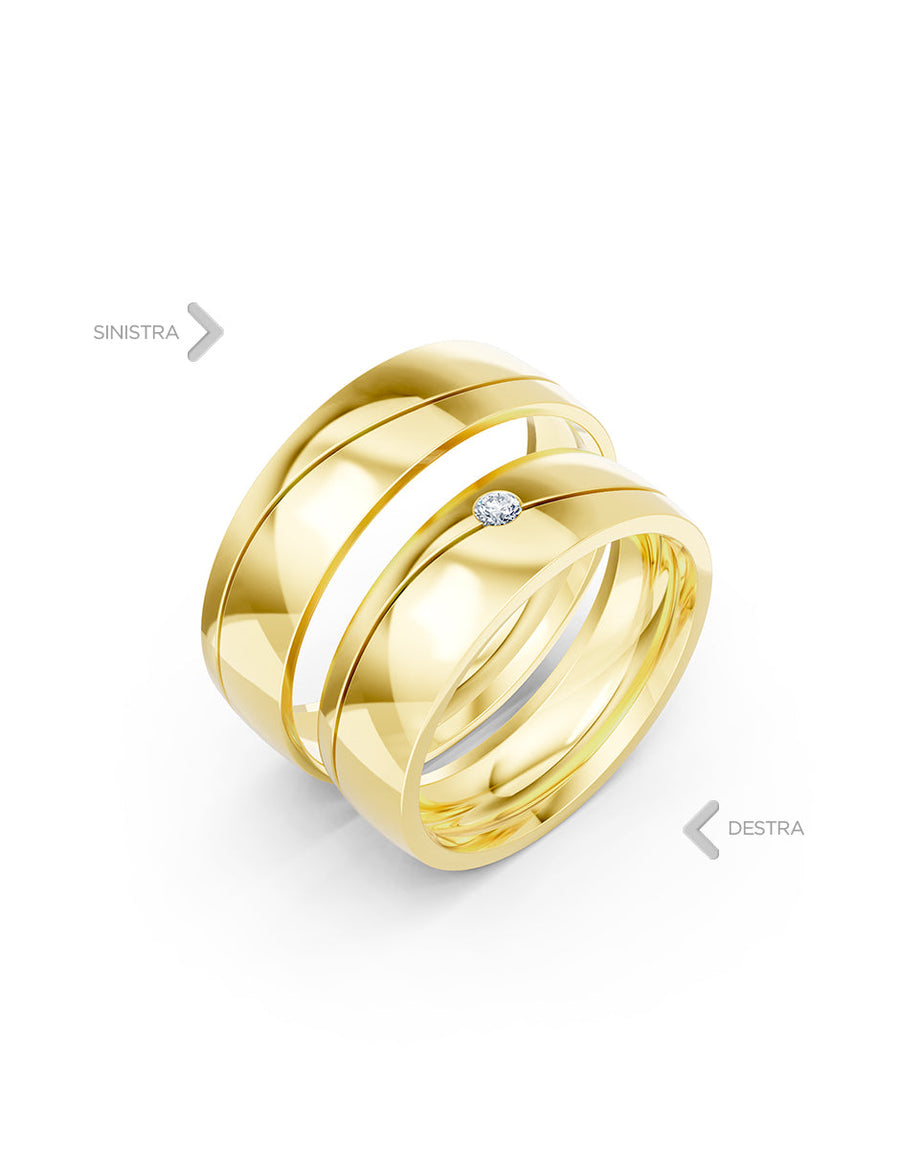 Argolla de matrimonio - unión perfecta - UNITI180
