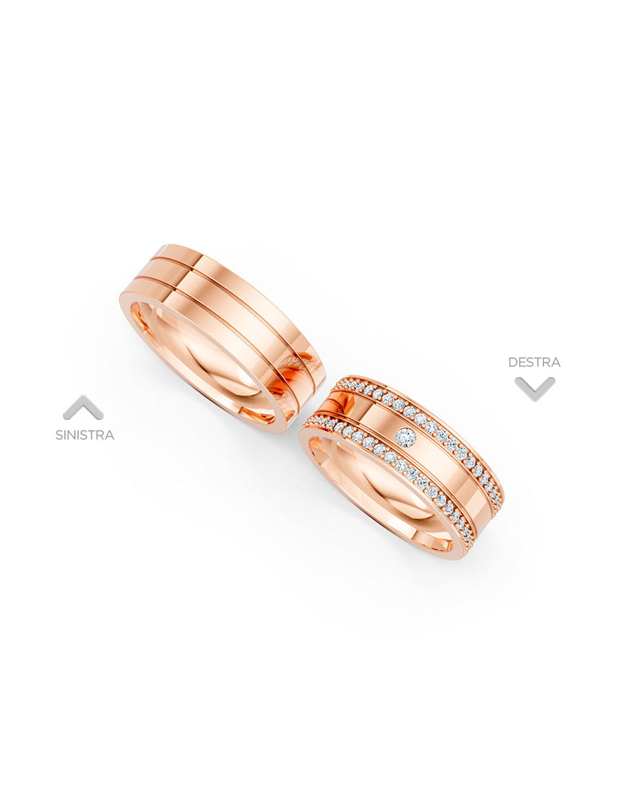 Argolla de matrimonio - unión perfecta - UNITI181
