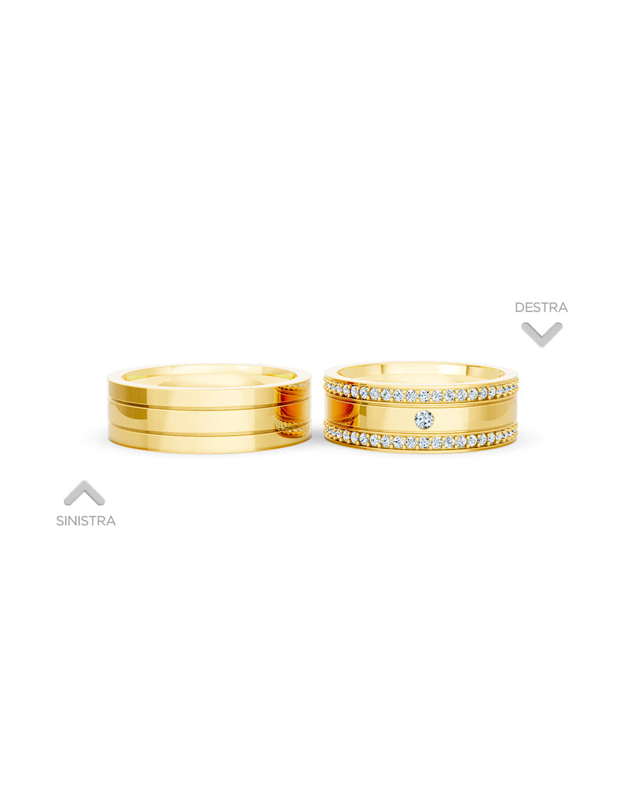 Argolla de matrimonio - unión perfecta - UNITI181