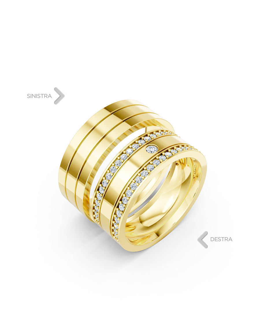 Argolla de matrimonio - unión perfecta - UNITI181