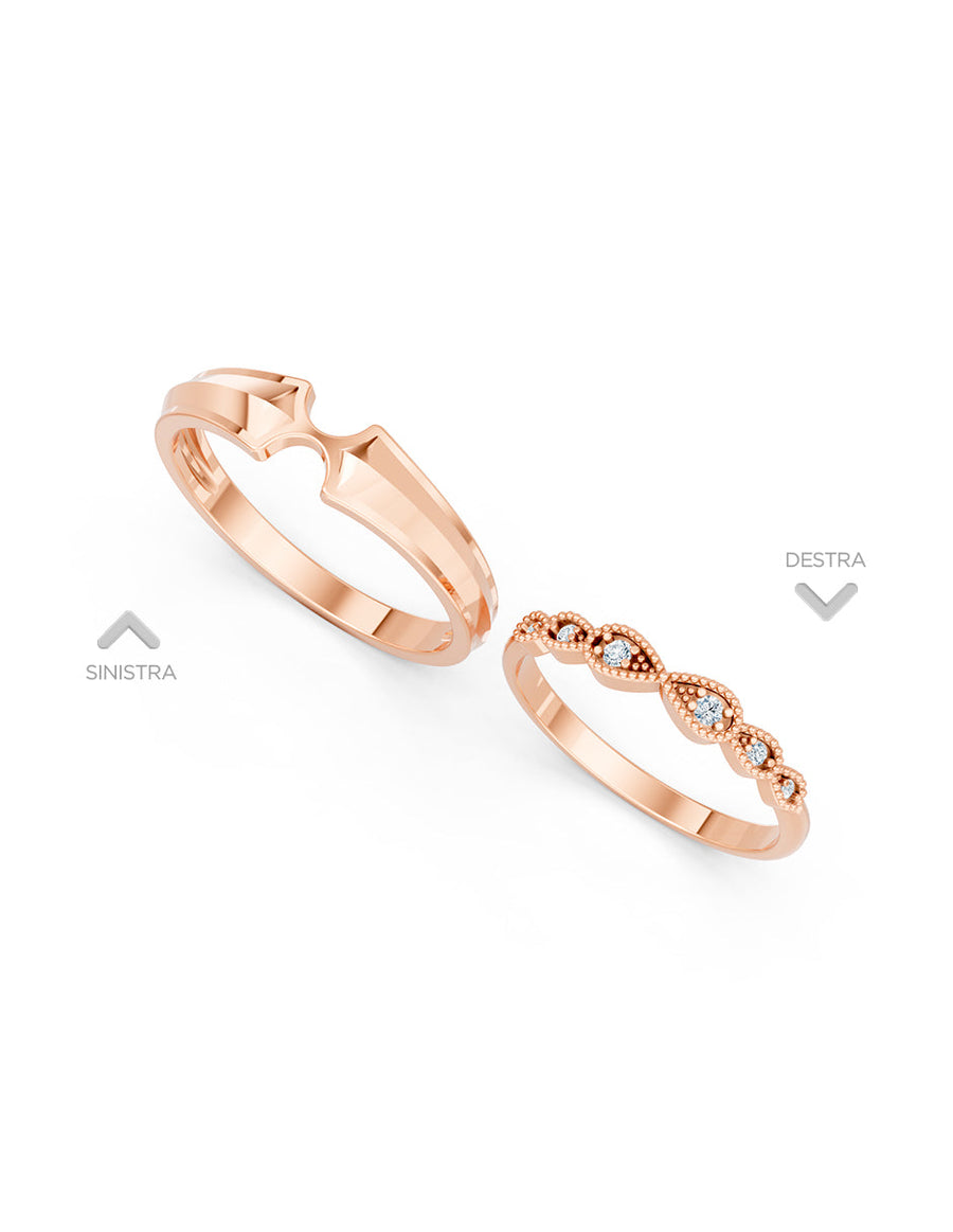 Argolla de matrimonio - unión perfecta - UNITI182