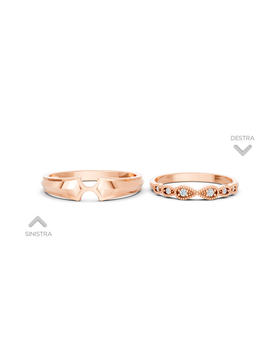 Argolla de matrimonio - unión perfecta - UNITI182