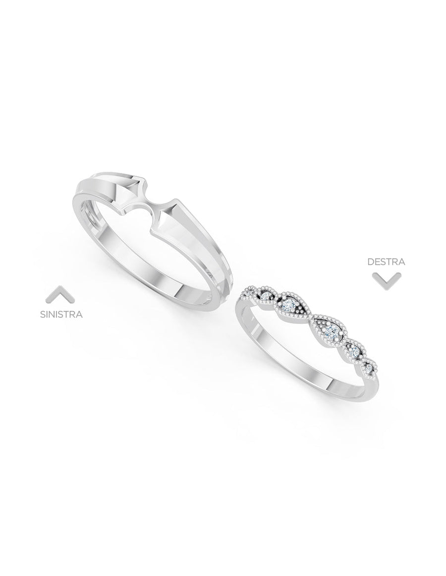 Argolla de matrimonio - unión perfecta - UNITI182
