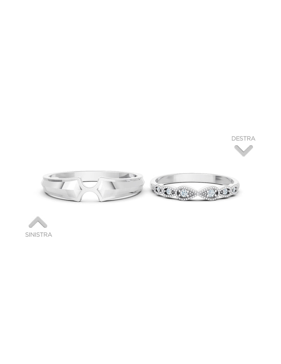 Argolla de matrimonio - unión perfecta - UNITI182