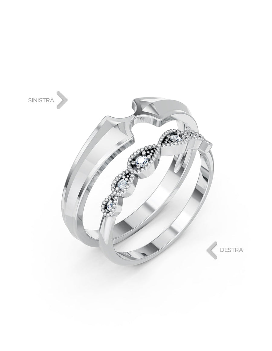 Argolla de matrimonio - unión perfecta - UNITI182