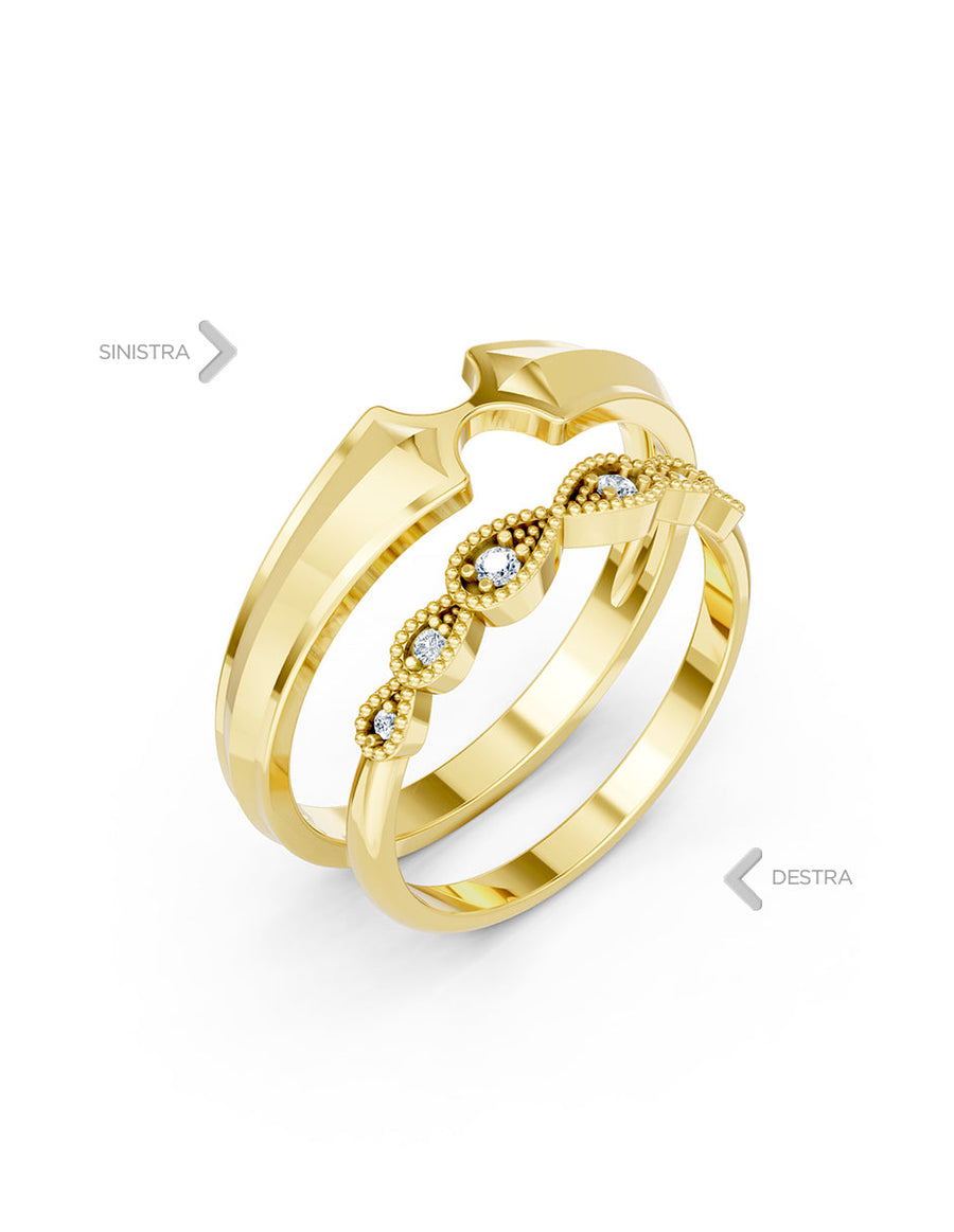 Argolla de matrimonio - unión perfecta - UNITI182