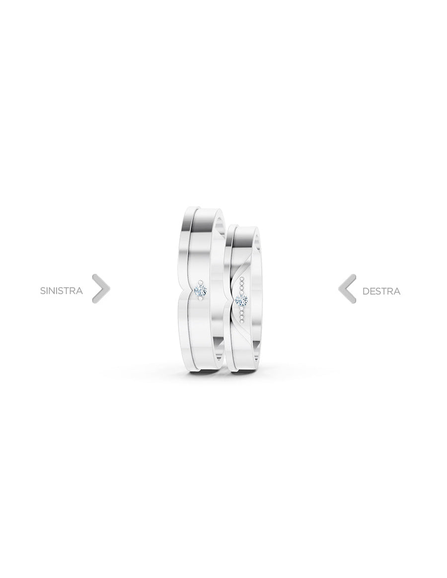 Argolla de matrimonio - unión perfecta - UNITI184