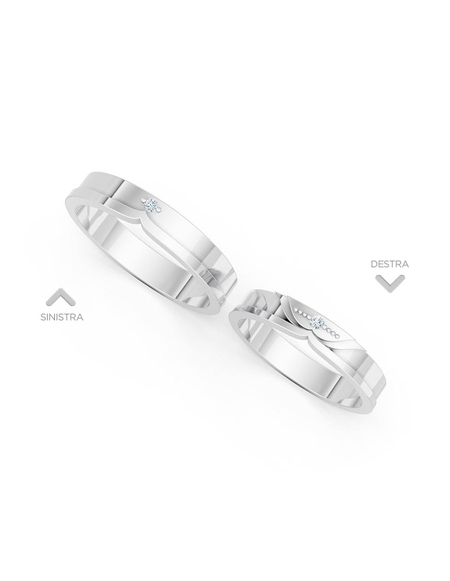Argolla de matrimonio - unión perfecta - UNITI184