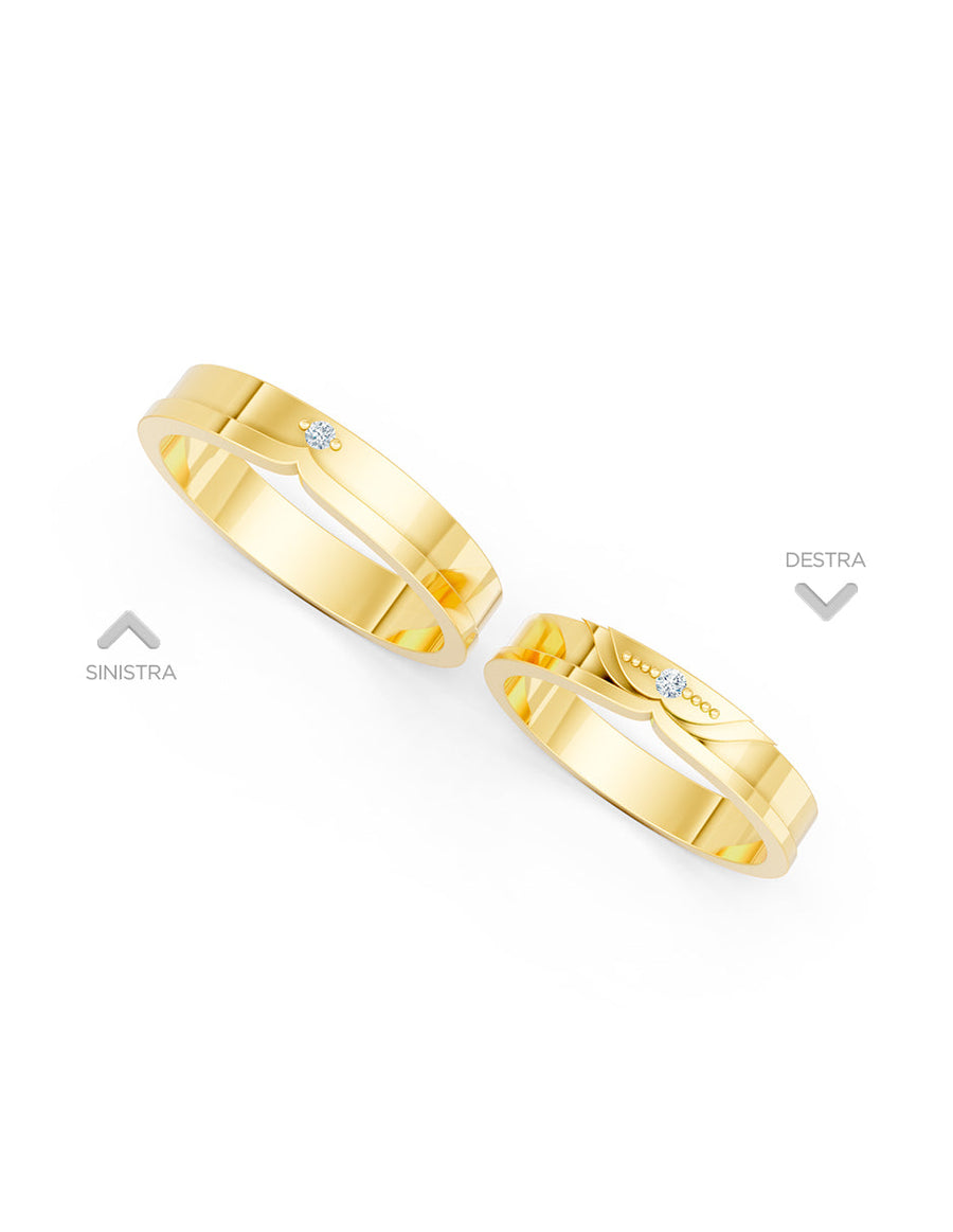 Argolla de matrimonio - unión perfecta - UNITI184