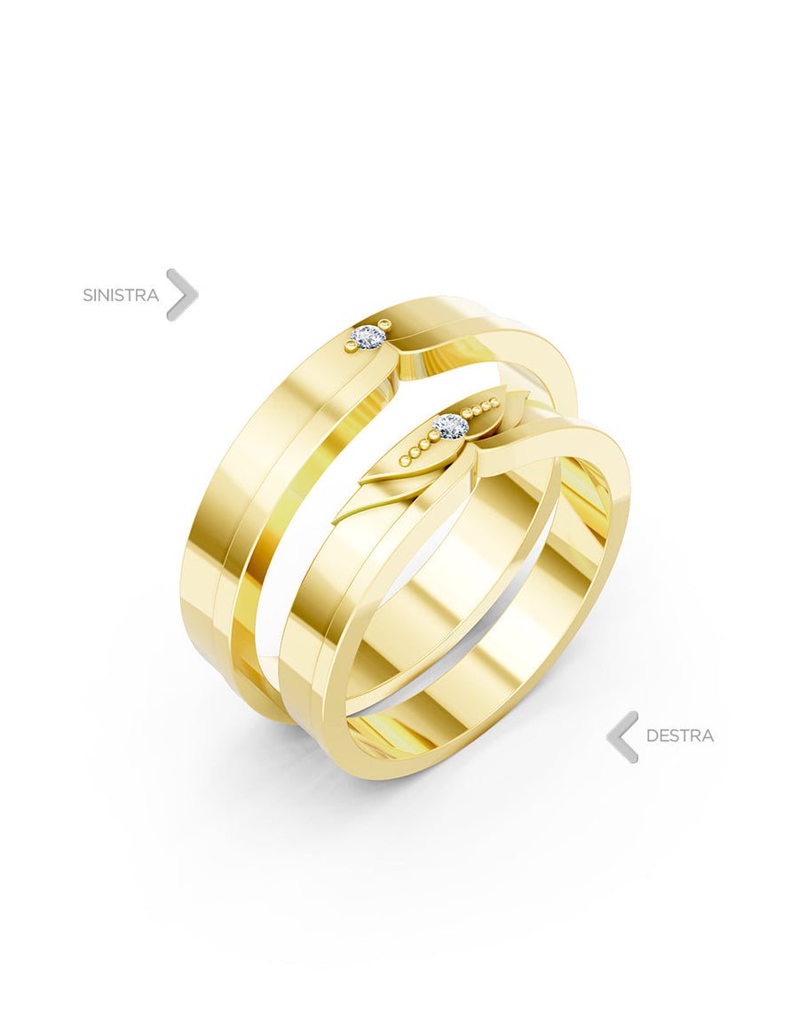 Argolla de matrimonio - unión perfecta - UNITI184