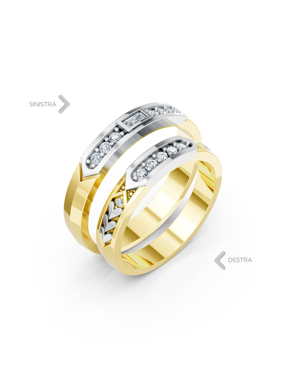 Argolla de matrimonio - unión perfecta - UNITI186