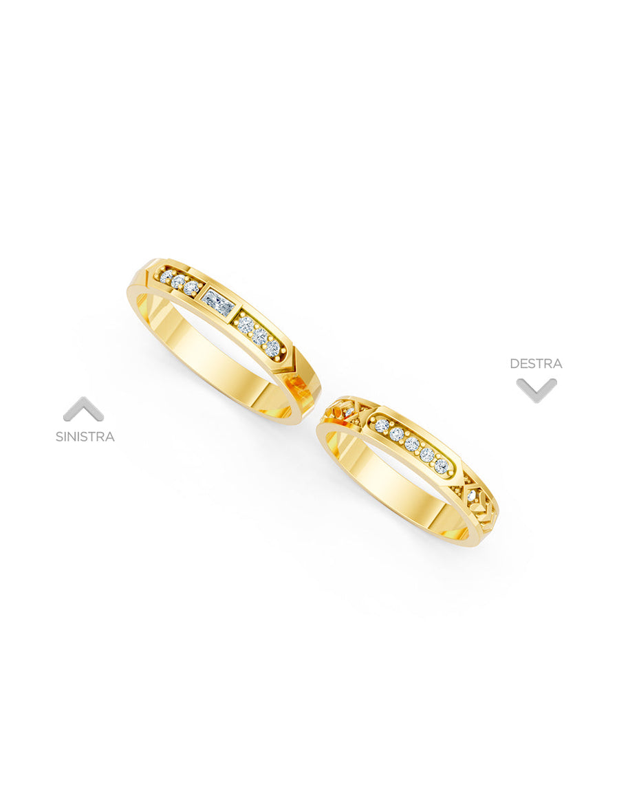 Argolla de matrimonio - unión perfecta - UNITI186