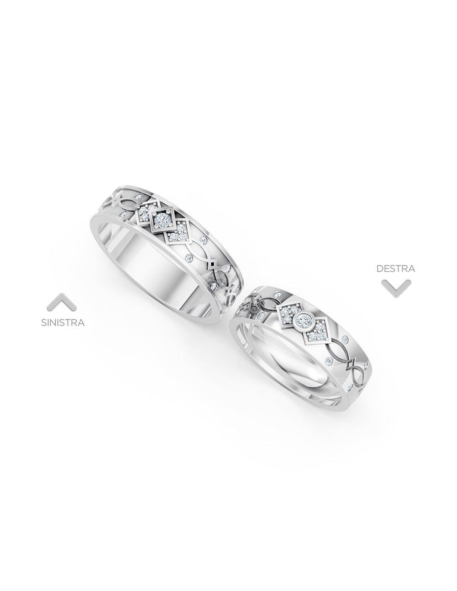 Argolla de matrimonio - unión perfecta - UNITI187