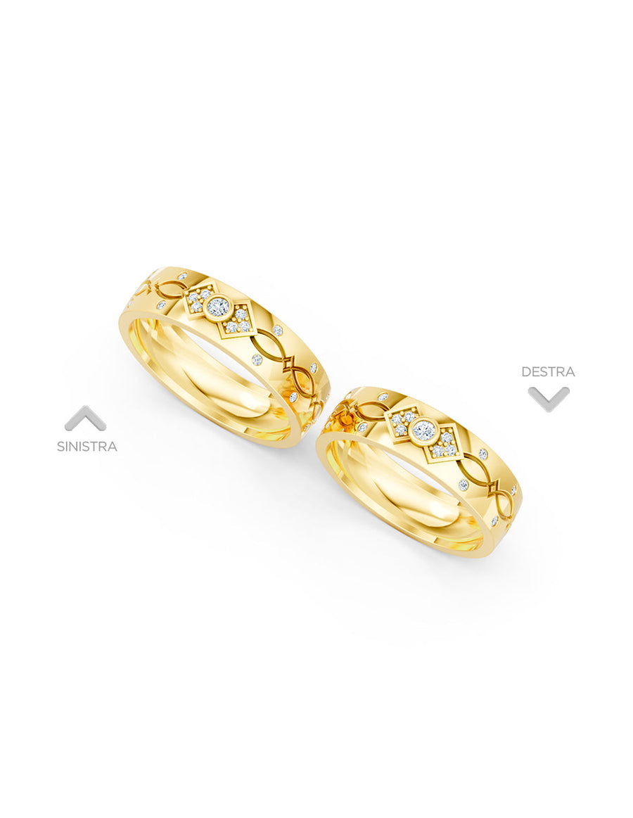 Argolla de matrimonio - unión perfecta - UNITI188