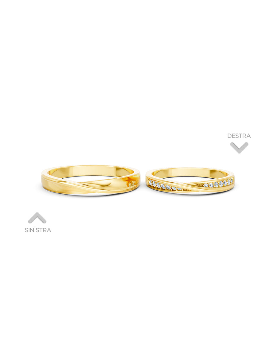 Argolla de matrimonio - unión perfecta - UNITI189
