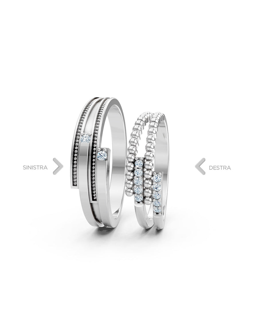 Argolla de matrimonio - unión perfecta - UNITI19
