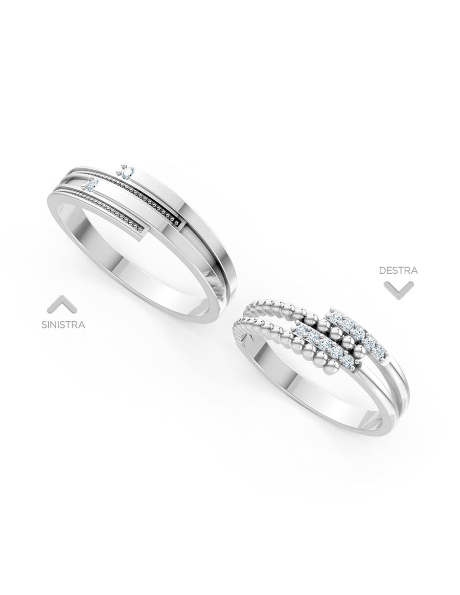 Argolla de matrimonio - unión perfecta - UNITI19