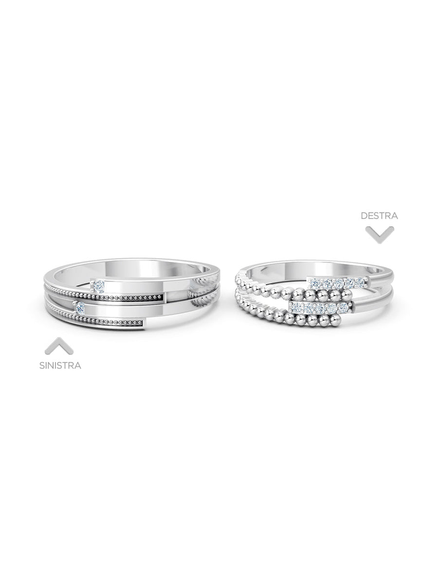 Argolla de matrimonio - unión perfecta - UNITI19