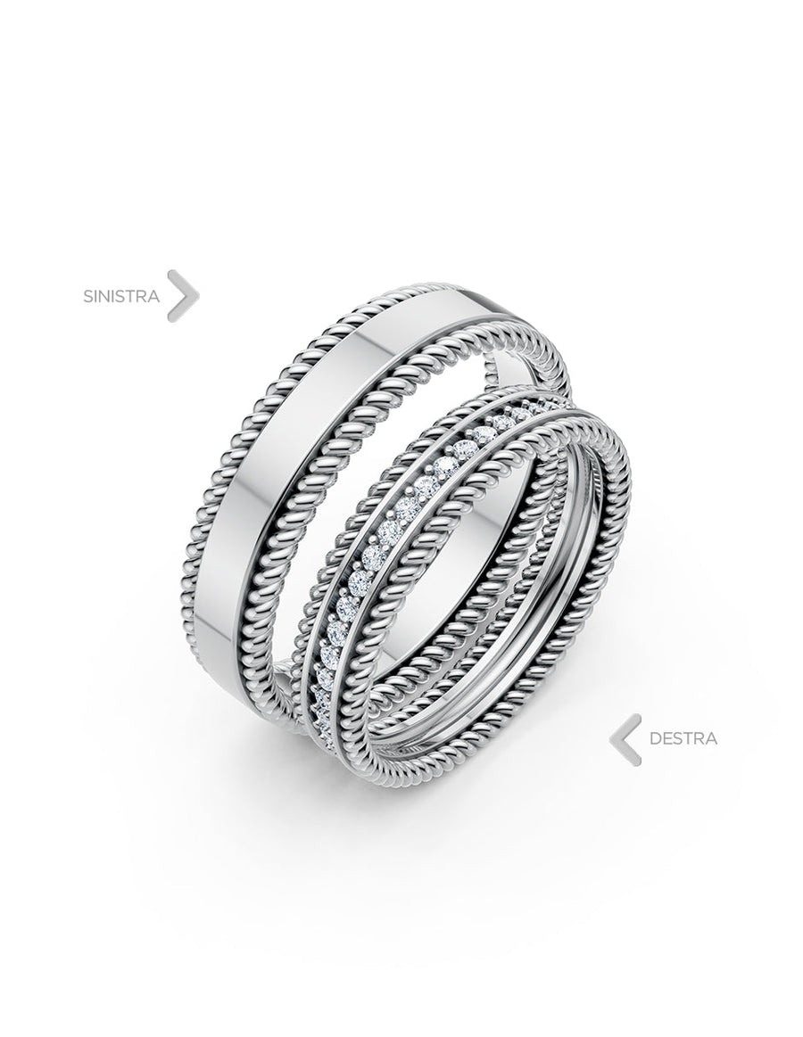 Argolla de matrimonio - unión perfecta - UNITI190