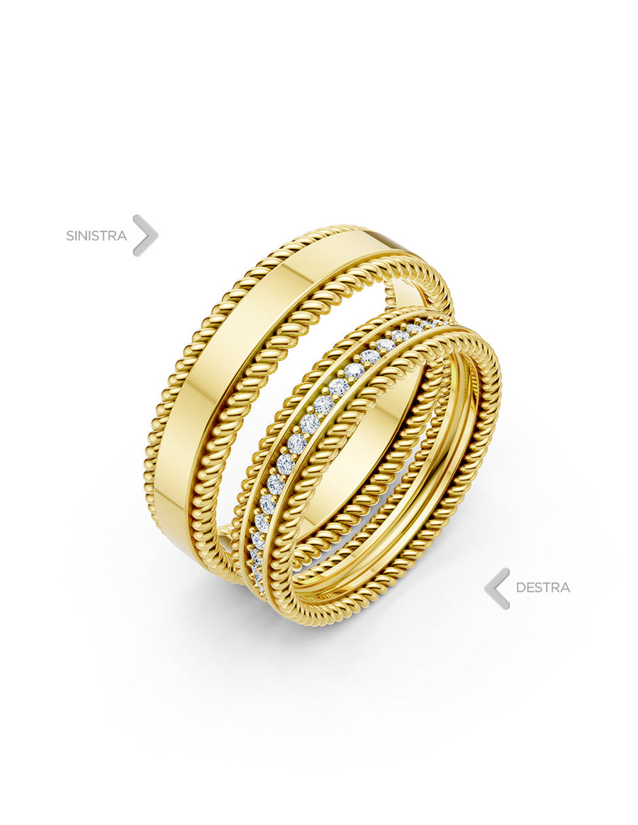 Argolla de matrimonio - unión perfecta - UNITI190