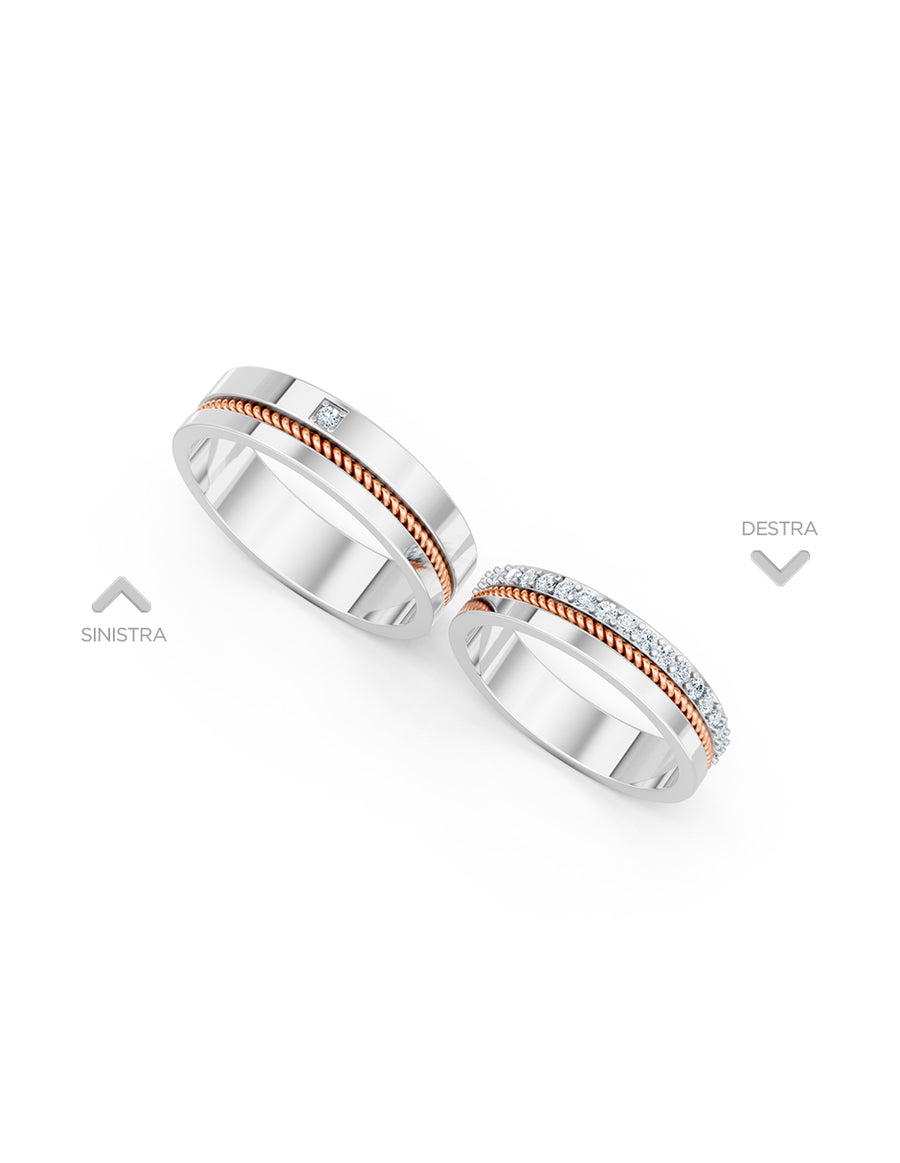 Argolla de matrimonio - unión perfecta - UNITI191