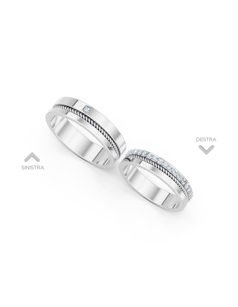 Argolla de matrimonio - unión perfecta - UNITI191