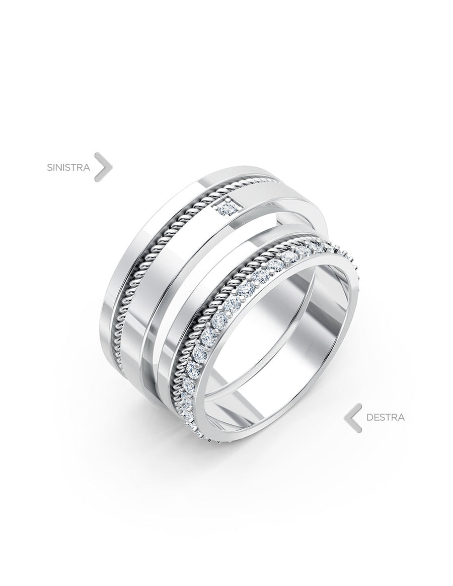 Argolla de matrimonio - unión perfecta - UNITI191