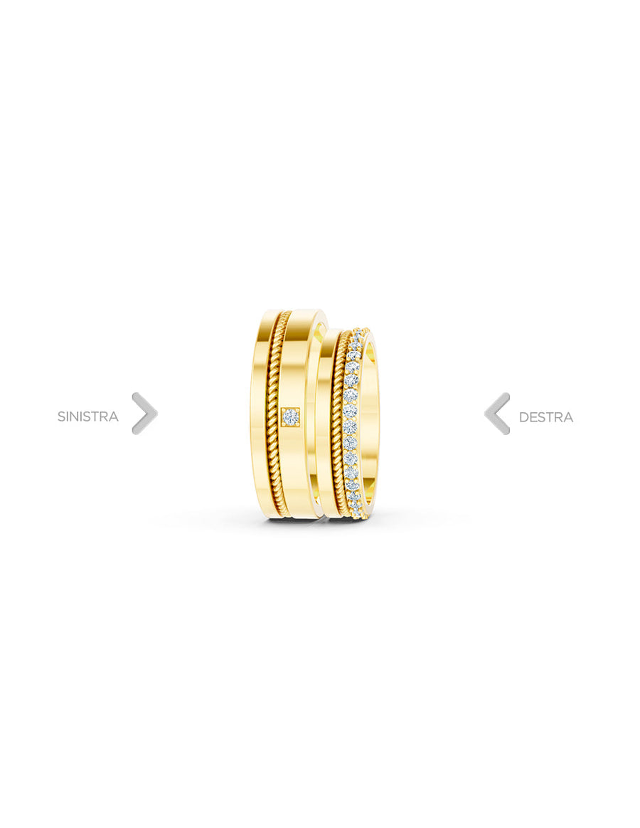 Argolla de matrimonio - unión perfecta - UNITI191