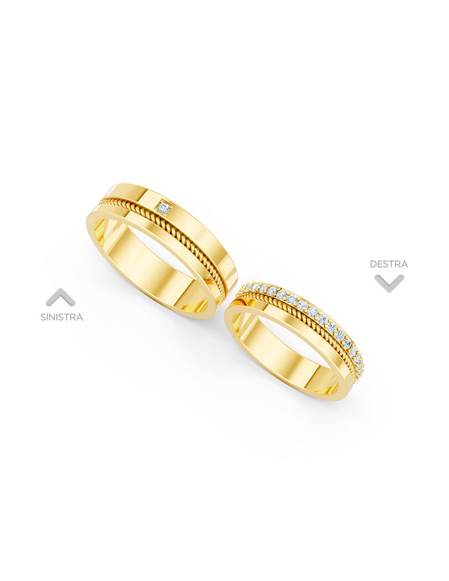 Argolla de matrimonio - unión perfecta - UNITI191