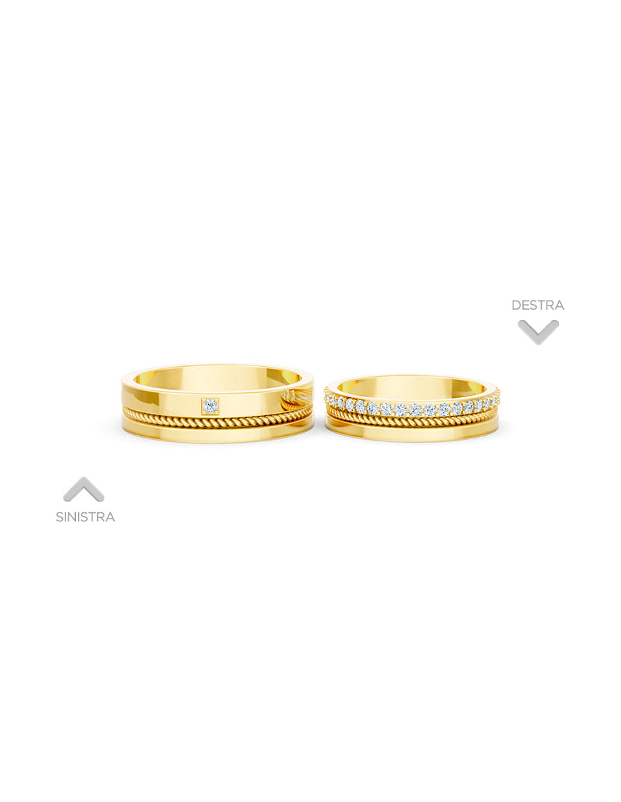 Argolla de matrimonio - unión perfecta - UNITI191