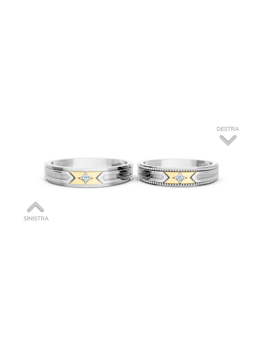 Argolla de matrimonio - unión perfecta - UNITI192