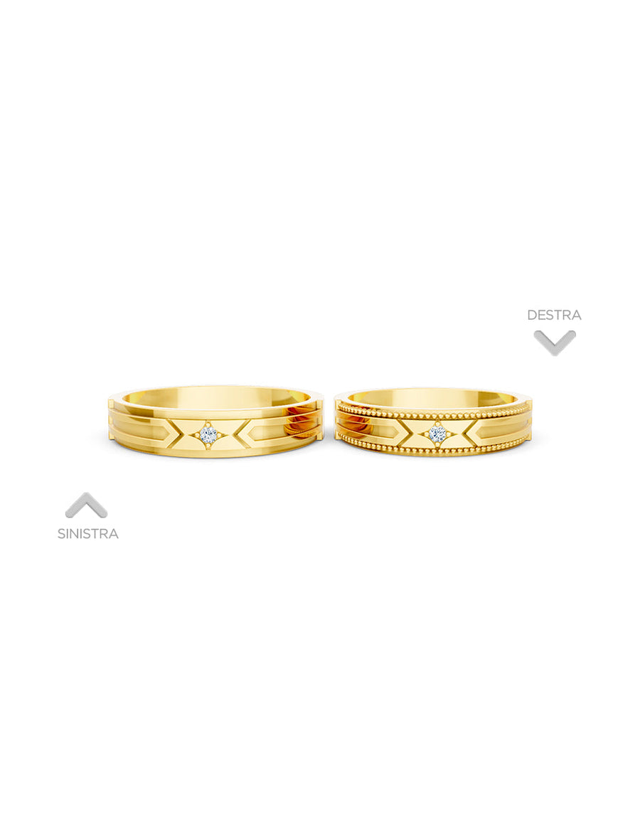Argolla de matrimonio - unión perfecta - UNITI192