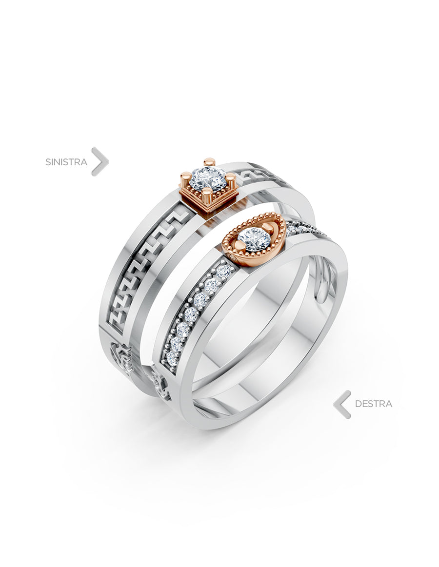 Argolla de matrimonio - unión perfecta - UNITI195