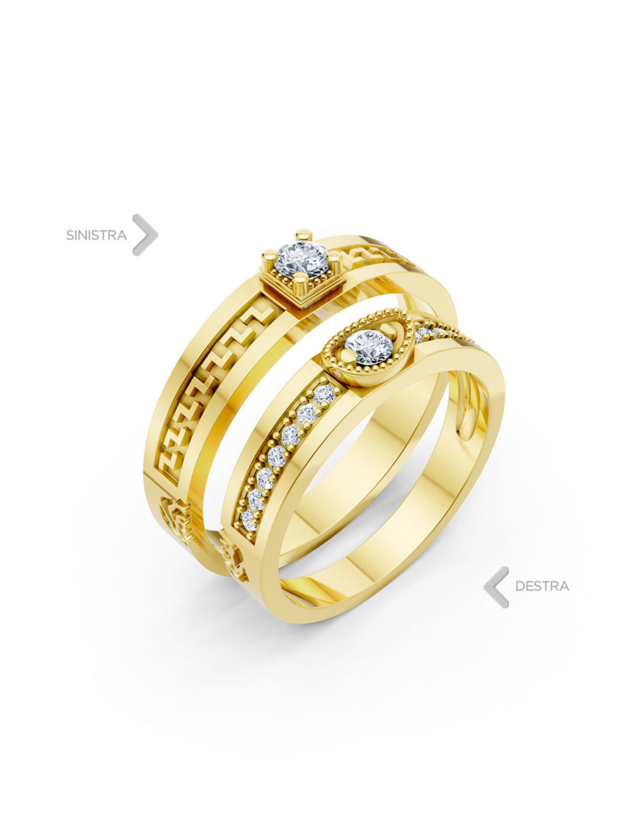 Argolla de matrimonio - unión perfecta - UNITI195