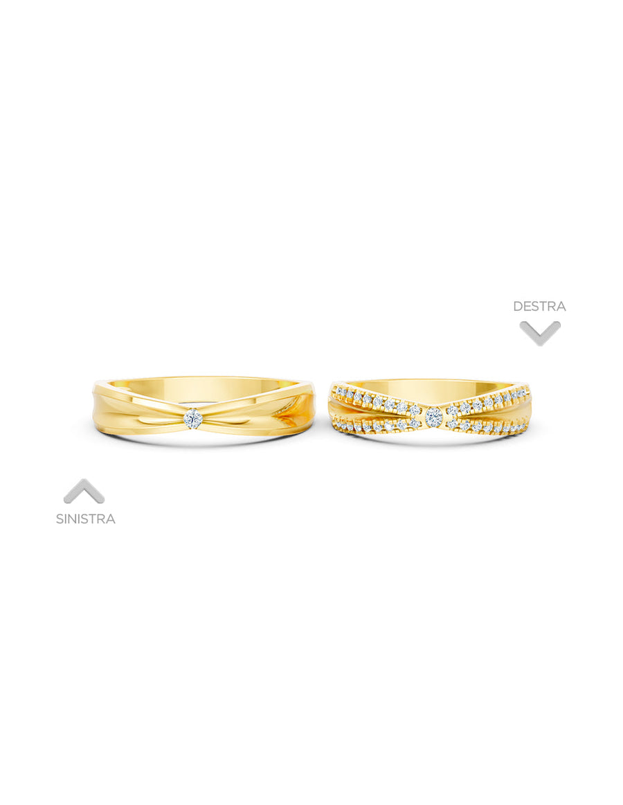 Argolla de matrimonio - unión perfecta - UNITI196