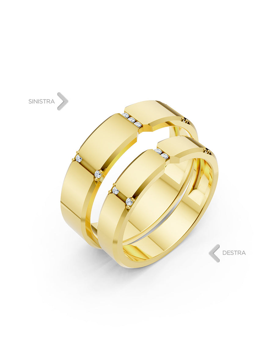 Argolla de matrimonio - unión perfecta - UNITI197